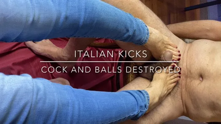 COCK AND BALLS DESTROYED!