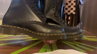 3 Cumshots with 2 different DR Martens boots by Mistress Monica