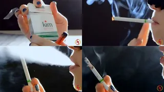 Kim menthol 2 Follow the cigarette