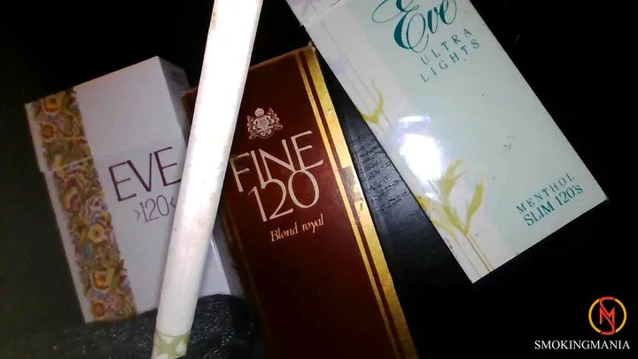 EVE 120's Ultra light menthol vintage inside 2