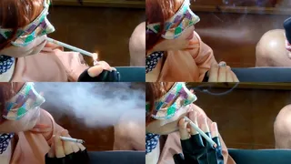 Redhead Eve 120s smoking slave 100624