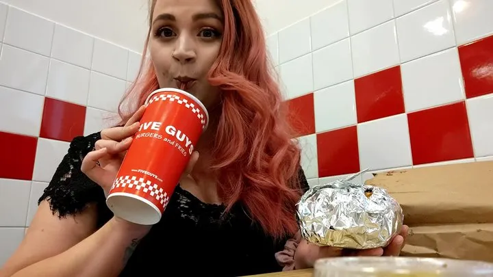 Kat in Public: Five Guys Stuffing