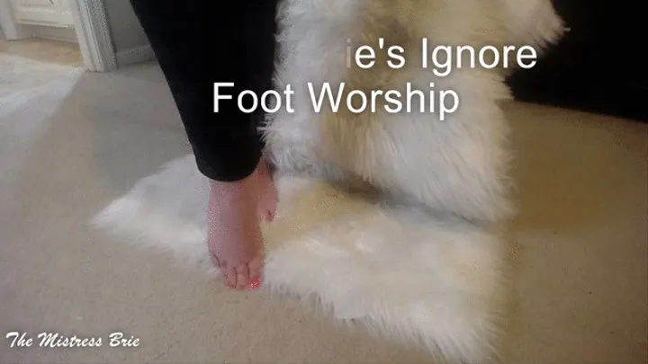 Mistress Brie's Ignore Foot Worship