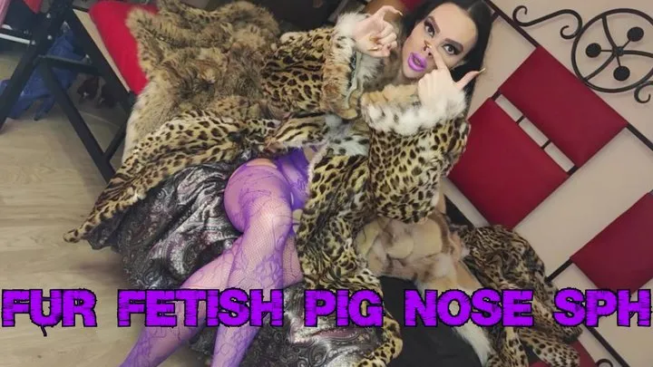 Fur Goddess gives cruel verbal humiliation, SPH and pignose