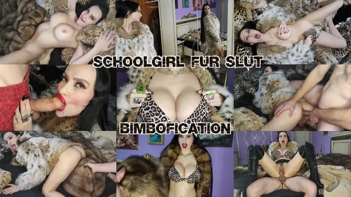 Innocent School Girl turned into Bimbo Fur Slut