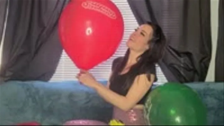 Balloons Non Pop Blow Up