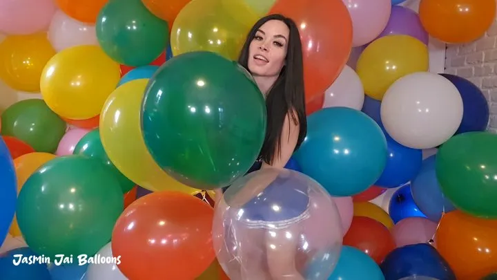 I Can't Help Myself But Play With The Balloons