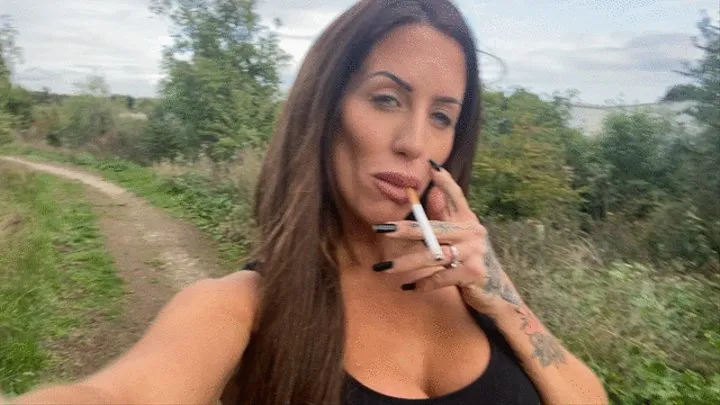 Your Smoking GF needs to watch you cum now she is desperate for you