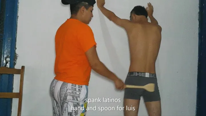 hand and spoon spanking for luis