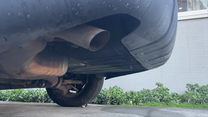 Tailpipe Ejaculation & White Exhaust with Light Revving in the 2001 Volvo