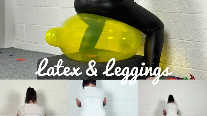 FGP0075: Latex & Leggins Mass sit to pop