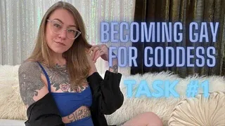 Becoming Gay For Goddess TASK 1