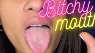 Bitchy Lips Mouth Fetish