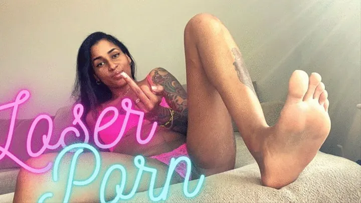 Loser Porn Middle Finger and Soles