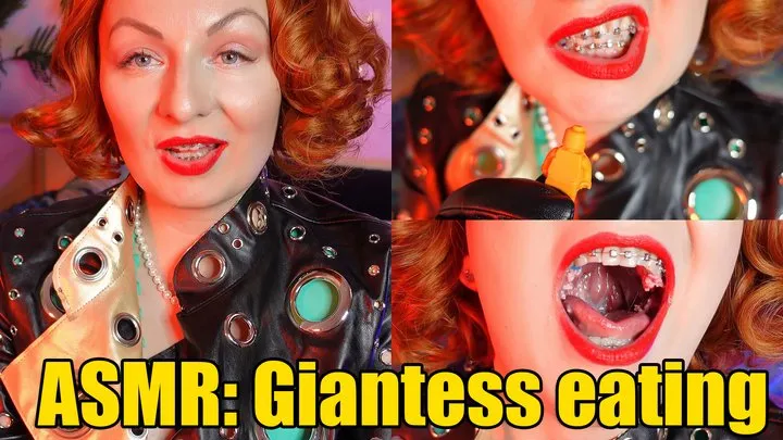 ASMR: Giantess eating little you