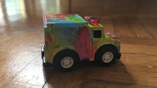 Toycar crushed