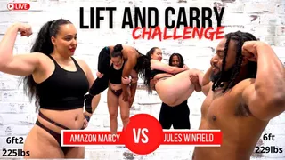 Lift and Carry Challenge #25 - Amazon Marcy vs Fitness Tall Jules Winfield