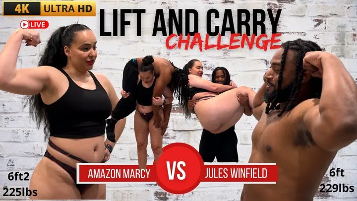 Lift and Carry Challenge #25 - Amazon Marcy vs Fitness Tall Jules Winfield ( - Dolby Vision)