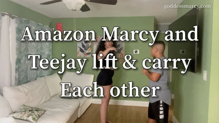 Amazon Marcy and Teejay lift & carry each other