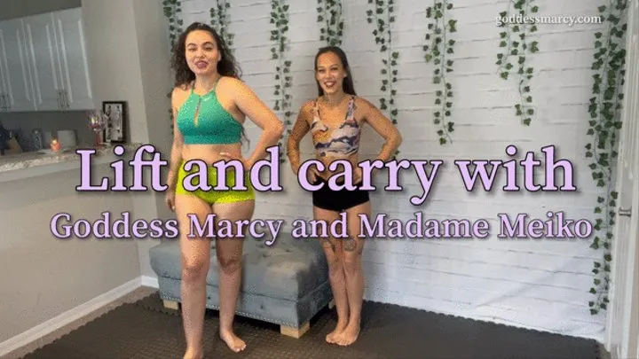 Lift and carry: Amazon Marcy vs Madame Meiko