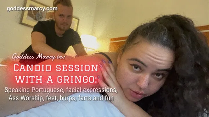Candid Session With a Gringo: Ass Worship, Farts, Burps, Speaking Portuguese and Fun