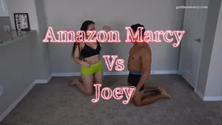 Mixed Wrestling: Amazon Marcy vs Joey's FeetGirls