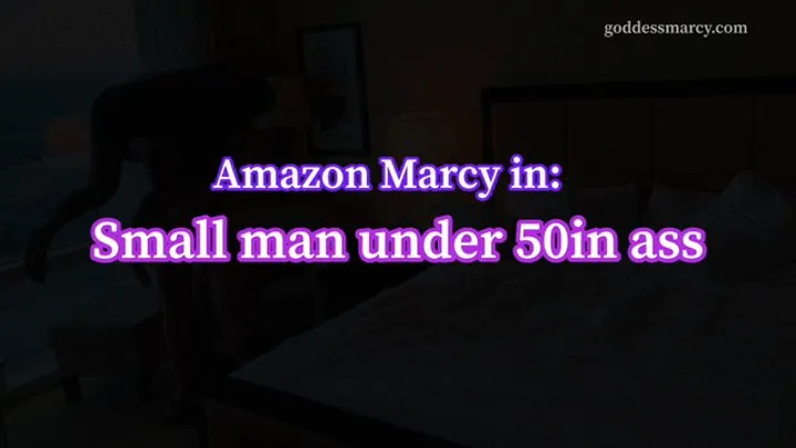 Small man smashed under my 50in ass - Amazon Marcy