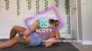 Marcy vs Scott - wrestling - AFT# 3