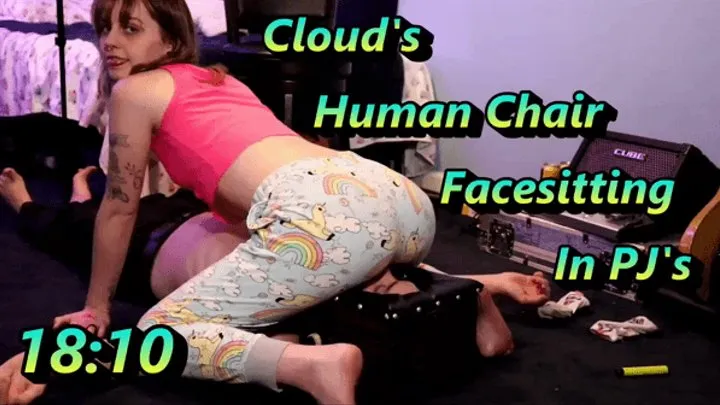 Cloud's Human Chair Facesitting in PJ's