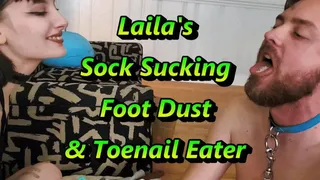 Laila's Sock Sucking Foot Dust and Toenail Eater