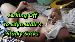 Jerking Off to Edyn Blair's Stinky Socks