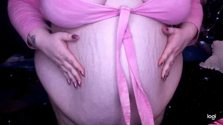 BBW Pierced Belly Play