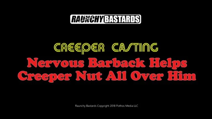 Barback Lets Creep Nut All Over Him