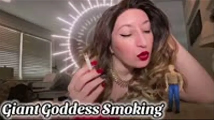 Giant Goddess Smoking