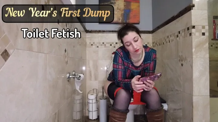 New Year's First Dump - Toilet Fetish