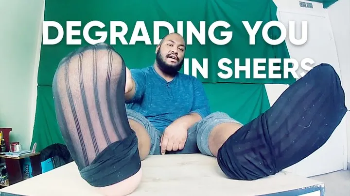 Degrading You In Sheer Socks + Barefeet