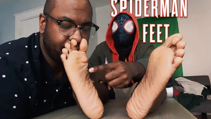 Spider-Man Miles Morales Foot Worship