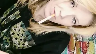 Unedited Smoking, Coughing Up A Lung, in Jeans & Pumps (re-post, corrected)