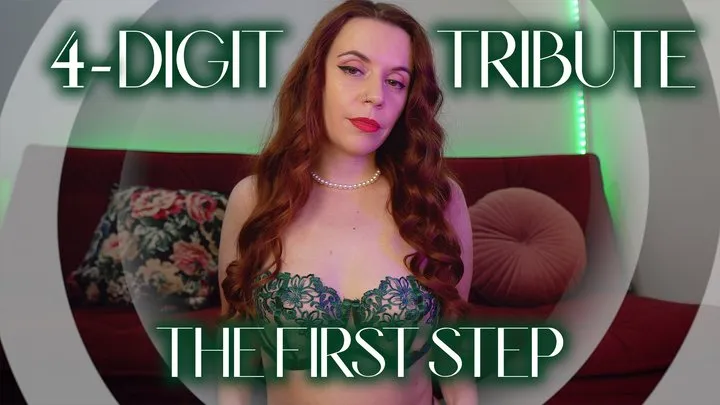 4 DIGIT TRIBUTE: THE FIRST STEP