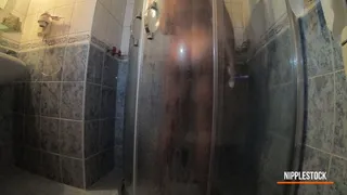 Unexpected sex with a colleague in the shower