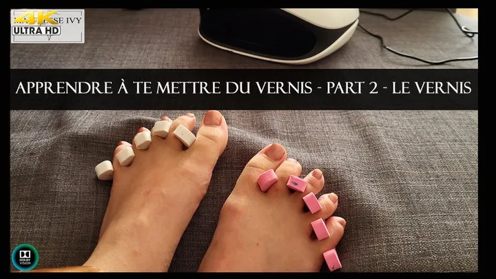 Apprendre à te mettre du vernis - Partie 2 - Pose du vernis holographique