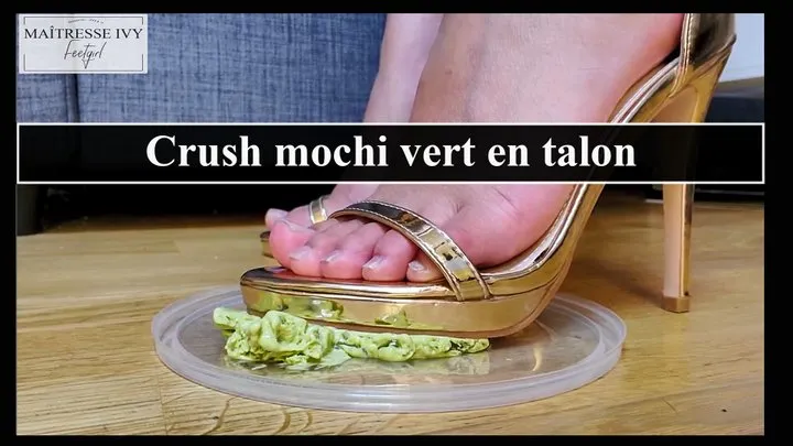 Crush mochi vert en talon