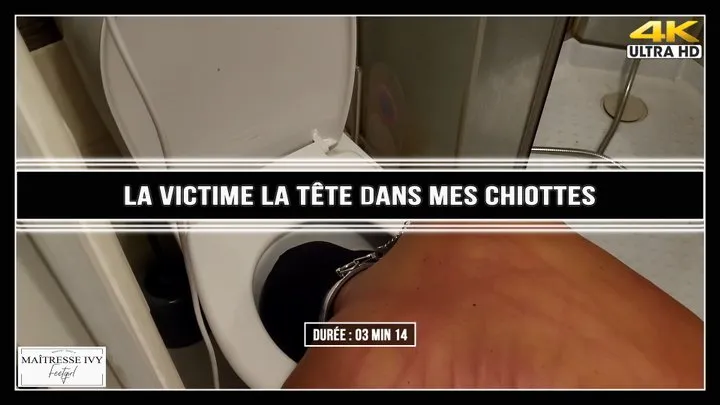 La victime la tête dans mes chiottes