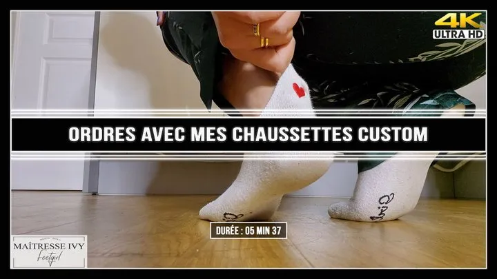 Ordres avec mes chaussettes custom