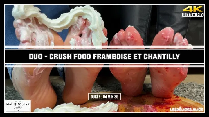 DUO - Crush food framboise et chantilly