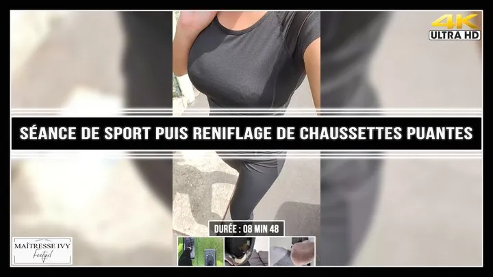 Séance de sport puis reniflage de chaussettes puantes REC