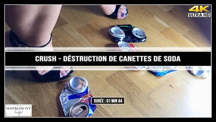 Crush Destruction de canettes de soda