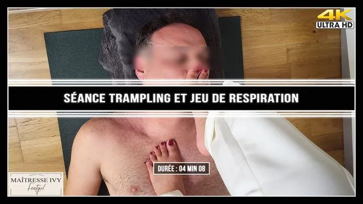 Séance trampling et jeu de respiration