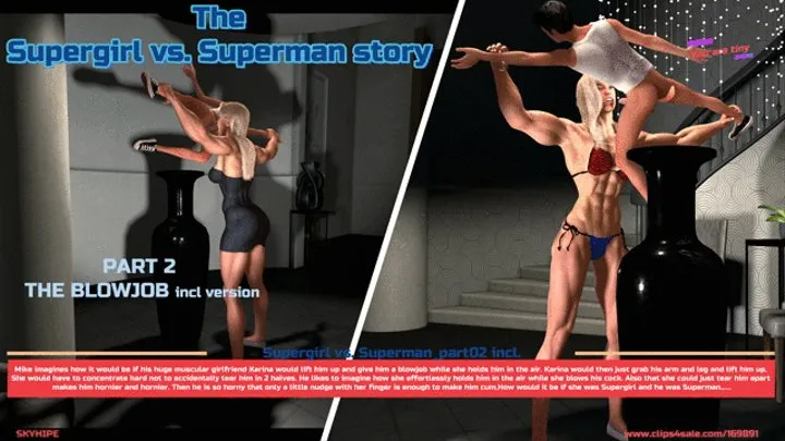 Supergirl vs Superman part02 incl
