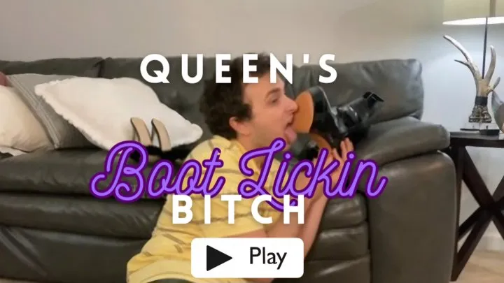 Queen's Boot Lickin Bitch with @bambifemdom